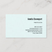 Cute Octopus Zee creatie Visitekaartje (Achterkant)