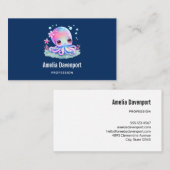 Cute Octopus Zee creatie Visitekaartje (Voorkant / Achterkant)