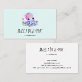 Cute Octopus Zee creatie Visitekaartje