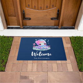 Cute Octopus Zee Creative Welcome Deurmat