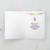 Cute Oerwoud Animal Ark Birthday Kaart (Binnen)