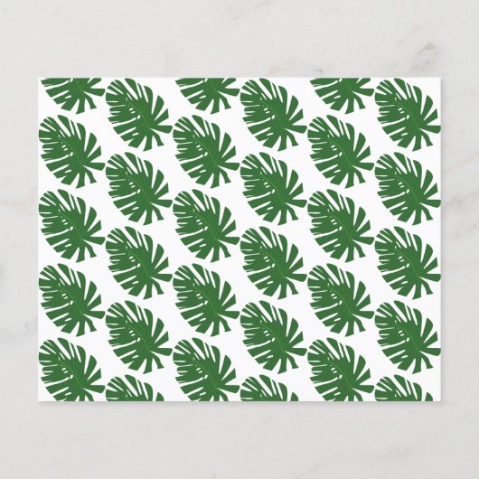 Cute oerwoud animal party budget-uitnodigingsjablo (Achterkant)