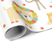Cute Oerwoud Animal Wrapping Paper Cadeaupapier (Rol Hoek)
