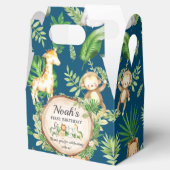 Cute Oerwoud Animals 1e verjaardag Dank u Bedankdoosjes (Geopend)