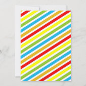 Cute Oerwoud Animals Baby shower Invitation Neutra Kaart (Achterkant)