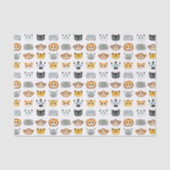 Cute Oerwoud Animals Patroon Tissuepapier (Voorkant)