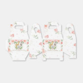 Cute Oerwoud Animals Safari Pink Floral Hartelijk Bedankdoosjes (Uitgevouwen)