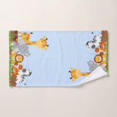 Cute Oerwoud Baby Animal Bad Handdoek (Handdoek)
