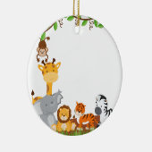 Cute Oerwoud Baby Animal Ornament (Rechts)