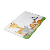 Cute Oerwoud Baby Animals Bath Mat (Gekanteld)