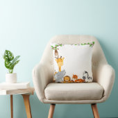 Cute Oerwoud Baby Animals Pillow Kussen (Stoel)
