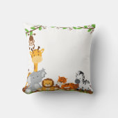 Cute Oerwoud Baby Animals Pillow Kussen (Voorkant)