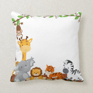 Cute Oerwoud Baby Animals Pillow Kussen