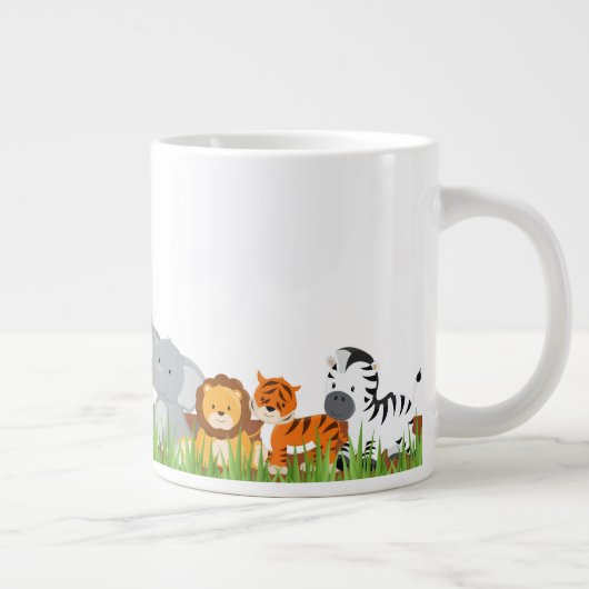 Cute Oerwoud Baby  	AnimalsJumbo Mok (Rechts)