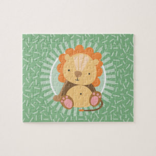 Cute Oerwoud Lion - Funny Zoo Animals Legpuzzel
