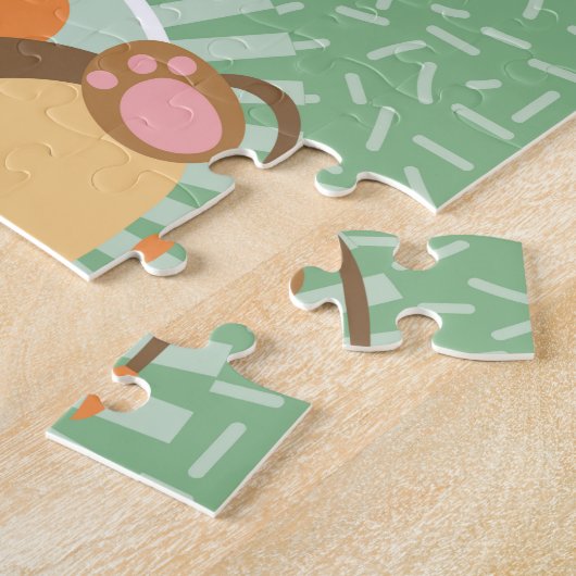 Cute Oerwoud Lion - Funny Zoo Animals Legpuzzel (Zijkant)