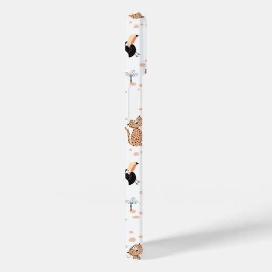 Cute Oerwoud Rainforest Animals Patroon Case-Mate iPhone Case (Achterkant / Rechts)