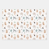Cute Oerwoud Rainforest Animals Patroon Inpakpapier Vel (Voorkant 3)
