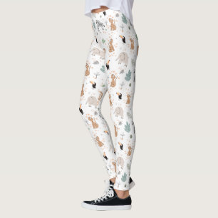 Cute Oerwoud Rainforest Animals Patroon Leggings