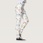 Cute Oerwoud Rainforest Animals Patroon Leggings (Rechts)