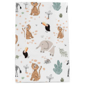 Cute Oerwoud Rainforest Animals Patroon Medium Cadeauzakje (Voorkant)