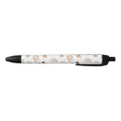 Cute Oerwoud Rainforest Animals Patroon Zwarte Inkt Pen (Bodem)