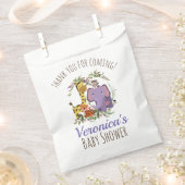 Cute Oerwoud Safari Animal Baby shower Hartelijk d Bedankzakje (Geknipt)