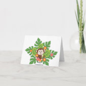 Cute Oerwoud Safari Animals Hartelijk dank Bedankkaart (Achterkant)