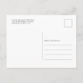 Cute Oerwoud Safari Baby shower Boys Giraffe Uitnodiging Briefkaart (Achterkant)