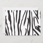 Cute Oerwoud Safari Baby shower Uitnodiging (Achterkant)