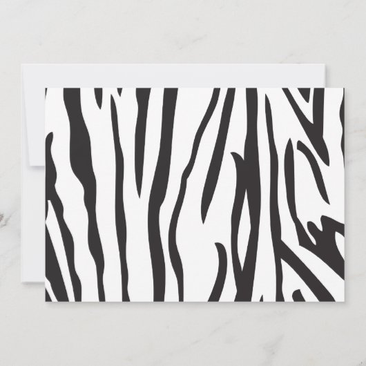 Cute Oerwoud Safari Baby shower Uitnodiging (Achterkant)