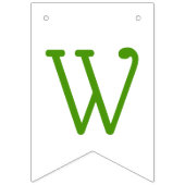 Cute Oerwoud Safari dierentuin Welkom Baby shower Vlaggetjes (Eerste vlag)