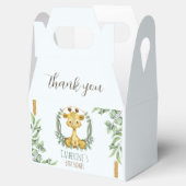 Cute Oerwoud Safari Giraffe Baby shower Hartelijk Bedankdoosjes (Geopend)