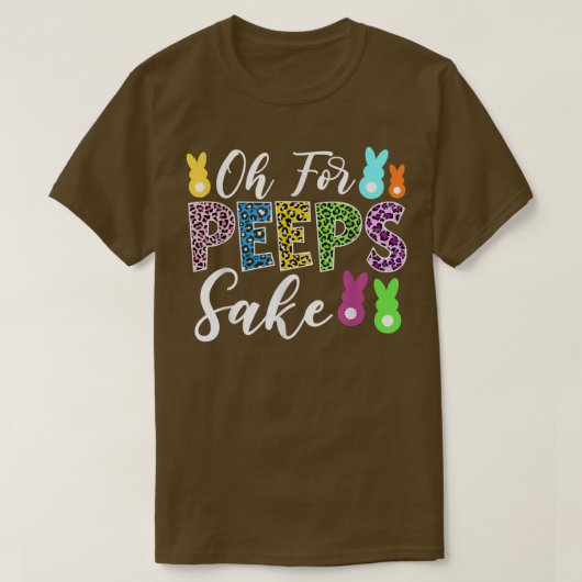 Cute Oh For Students Sake Easter Day Funny Teacher T-shirt (Design voorkant)