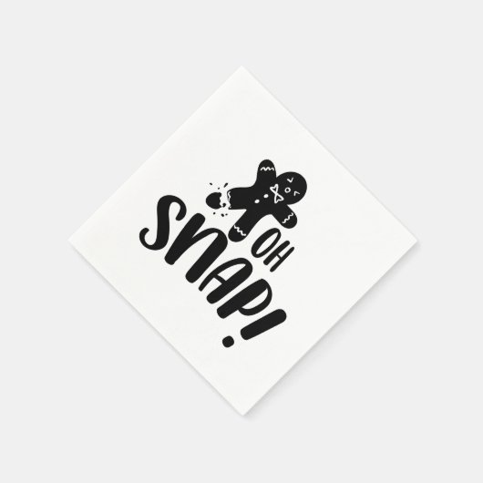 Cute Oh Snap Kerstmis Servet (Hoek)
