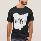 Cute Ohio Nurse T-shirt (Voorkant)