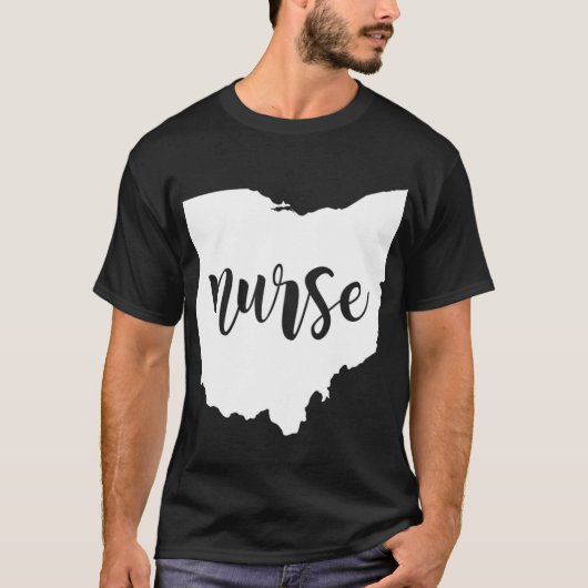 Cute Ohio Nurse T-shirt (Voorkant)