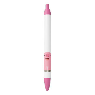 Cute Oinking Cartoon Pig Pen