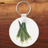 Cute Okra Sleutelhanger (Voorkant)