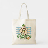 Cute Oktoberfest Ghost Spooky Season Halloween Tote Bag (Achterkant)
