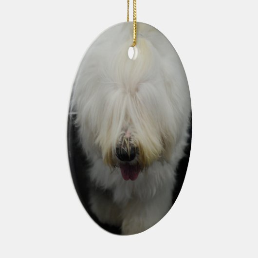 Cute Old English Sheepdog Ornament (Rechts)