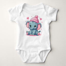 Cute Olifant Baby Body Romper