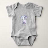Cute Olifant Baby Body Romper (Voorkant)