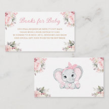 Cute olifant baby shower boeken voor baby