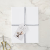 Cute Olifant Bruiloftsshower Bedankje Favor Cadeaulabel (Met Touw)