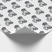 Cute olifant cadeaupapier (Hoek)