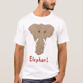 Cute olifant day T-Shirt (Voorkant)