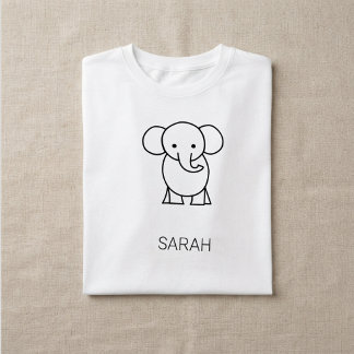 Cute Olifant Kinder T-shirt