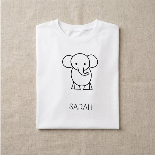Cute Olifant Kinder T-shirt