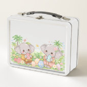 Cute Olifant Pasen Illustratie (Voorkant)
